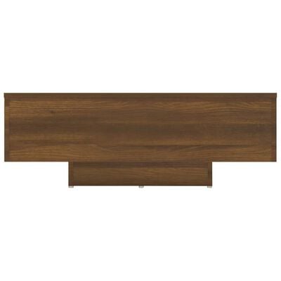 vidaXL Coffee Table Brown Oak 85x55x31 cm Engineered Wood