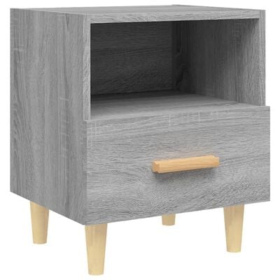 vidaXL Bedside Cabinets 2 pcs Grey Sonoma 40x35x47 cm