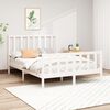 vidaXL Bed Frame without Mattress White 160x200 cm Solid Wood Pine