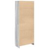 vidaXL Highboard Grey Sonoma 70x35x180 cm Engineered Wood
