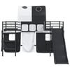vidaXL Kids'Loft Bed Frame Black 99.5 x 200 cm Metal