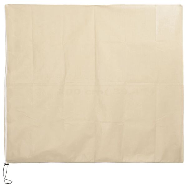 vidaXL Plant Fleece Cover with Zip 70 g/m&sup2; 3.93x3.5 m