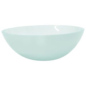vidaXL Basin Glass 50x37x14 cm Frosted