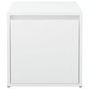 vidaXL Box Drawer White 40.5x40x40 cm Engineered Wood