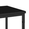 vidaXL Console Table Black Oak 200 x 30 x 75 cm Engineered Wood