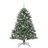 vidaXL Artificial Christmas Tree with 150 LEDs with Stand Green 150 cm