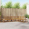 vidaXL Outdoor Sofa Set 6 Piece Natural Solid Acacia Wood