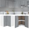 vidaXL Hanging Corner Cabinet Lyon Grey Sonoma 57x57x60 cm Engineered Wood
