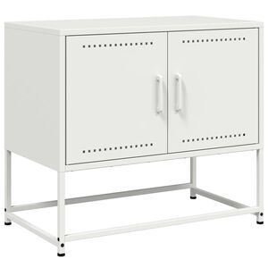 vidaXL TV Cabinet White 68,5x39x60,5 cm Steel