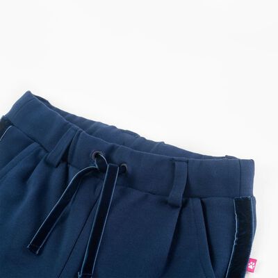 Kids' Pants with Black Trims Navy 92