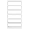 vidaXL Book Cabinet White 100 x 30 x 198 cm Engineered Wood