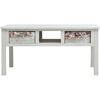 vidaXL Coffee Table White 99.5x60x48 cm Wood