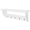 vidaXL Coat Rack | White | MDF | Medium | Coat Rack | Rectangular | Baroque