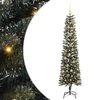 vidaXL Artificial Christmas Tree with 300 LEDs with Stand Green 180 cm