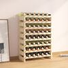 vidaXL Wine Rack 65x29x90 cm Solid Wood Pine