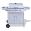 vidaXL Outdoor Grills Silver Stainless Steel