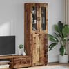 vidaXL Highboard FLORIN Old Wood 60 x 35 x 182 cm Engineered Wood