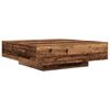 vidaXL Coffee Table Old Wood 100 x 100 x 31 cm Engineered Wood