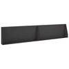 vidaXL Retaining Wall 2 pcs 100 x 12 x 30 cm Steel Black