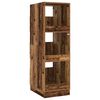 vidaXL Laundry Cabinet with Storage with Door Old Wood Engineered wood