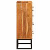 vidaXL Chest of Drawer Natural 55 x 30 x 90 cm Solid Acacia Wood