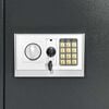 vidaXL Digital Safe with Lock Dark grey 40 x 35 x 60 cm Steel