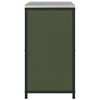 vidaXL Kitchen Storage with Shelf Olive Green 90 x 50 x 92 cm Steel