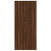 vidaXL Shoe Cabinet Brown Oak 80x35.5x180 cm Engineered Wood