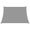 vidaXL Sunshade Sail 3 / 4 x 3 m HDPE Rectangular Anthracite and White