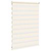 vidaXL Zebra Blind Marble Beige 100x100 cm Fabric Width 95.9 cm Polyester