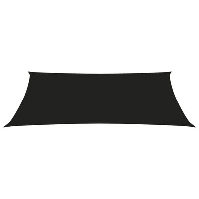 vidaXL Sunshade Sail Oxford Fabric Rectangular 2x4 m Black