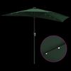vidaXL Garden Parasol Green 294 x 150 x 223 cm Polyester and Steel