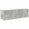 vidaXL 4 Piece TV Cabinet Set Concrete Grey Engineered Wood