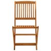 vidaXL 5 Pieces Garden Dining Set Solid Wood Acacia