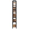 vidaXL Bookshelf Old wood 156 x 25 x 167 cm Engineered Wood