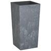 vidaXL Planter with Removable Inner Grey 21/49 L PP Concrete Look