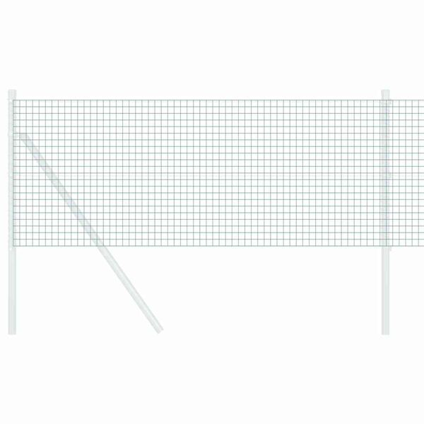 vidaXL Welded Wire Fence Green 0.8 x 100 m