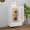 vidaXL Highboard White 70x31x115 cm Engineered Wood