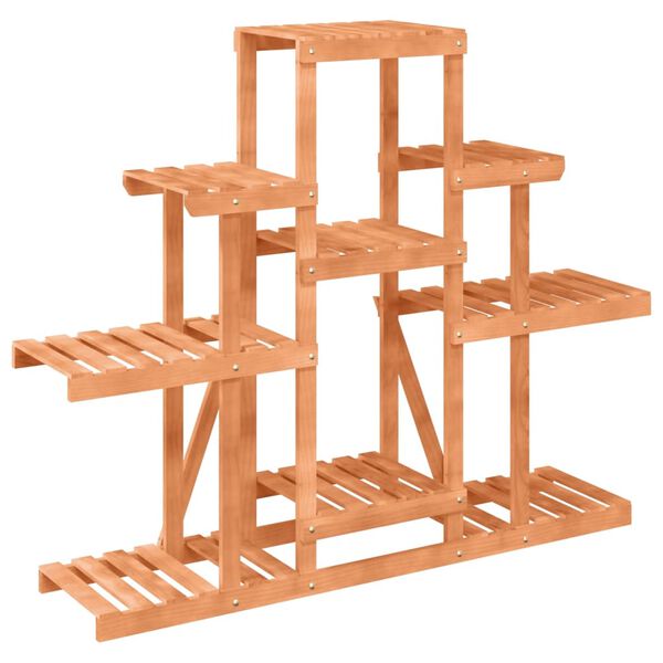 vidaXL Flower Stand 110x25x96 cm Solid Wood Fir