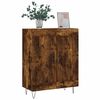 vidaXL Sideboard Smoked oak 69.5 x 34 x 90 cm Engineered wood