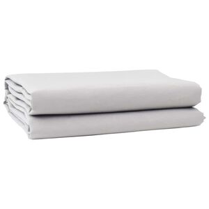 vidaXL Awning Replacement Fabric Light Grey 1000 x 160 cm Polyester