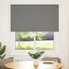 vidaXL Roller Blind Blackout Grey 140x130 cm Fabric Width 136.6 cm Polyester