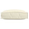 vidaXL Pallet Cushion for suitable for Seat 4 pcs Cream 40 x 40 x 8 cm