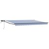 vidaXL Manual Retractable Awning with LEDs 4.5 x 3 m