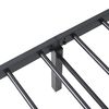 vidaXL Bed Frame without Mattress Foldable Black 90x190 cm Steel