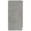 vidaXL Shoe Cabinet Concrete Grey 30x35x70 cm Engineered Wood