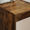 vidaXL Desk Smoked Oak 109 x 50 x 78 cm Engineered Wood