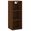 vidaXL Highboard Brown Oak 34.5x34x180 cm Engineered Wood