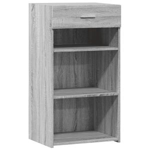 vidaXL Sideboard Grey Sonoma 50x42,5x93 cm Engineered Wood