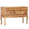 vidaXL Sideboard 110x35x75 cm Solid Mango Wood